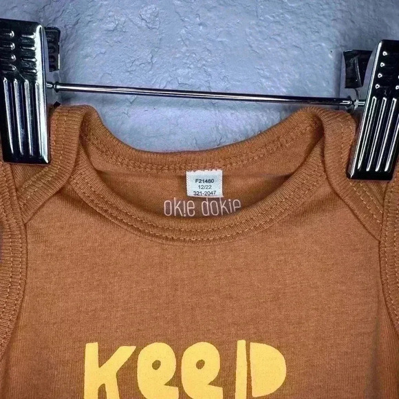 “Keep It Sunny” Unisex Baby ROMPER, Okie Dokie, Newborn - Picture 2 of 8